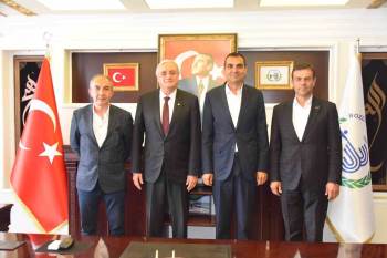 Başkan Bakkalcıoğlu, Sendika Başkanı Demir İle Bir Araya Geldi
