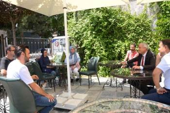 Başkan Bakkalcıoğlu Sanatevi’Ni Ziyaret Etti
