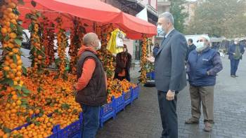 Başkan Biçer, Halk Pazarını Denetledi
