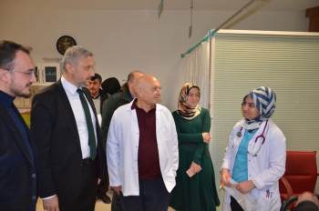 Başkan Biçer’Den Başhekim Çağlar’A Destek Ziyareti
