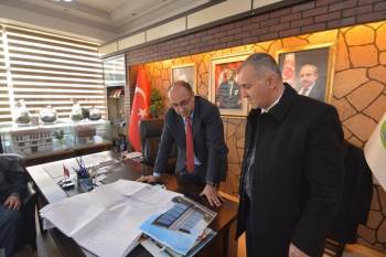 Başkan Çöl İstafder Yeni Hizmet Binasının Projesini İnceledi
