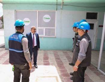 Başkan’Dan ’Geçmiş Olsun’ Ziyareti
