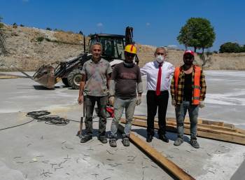 Başkan Işık, Millet Bahçesi İnşaatını İnceledi

