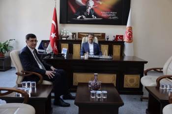 Başkan Kahveci’Den Özcura’Ya Taziye Ziyareti
