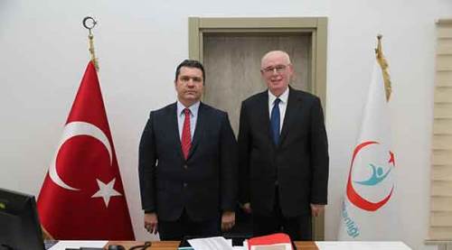 Başkan Kazım Kurt, Sağlık Müdürlüğü’nü ziyaret etti