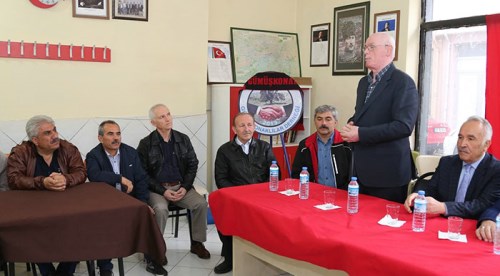 Başkan Kazım Kurt vatandaşla buluştu