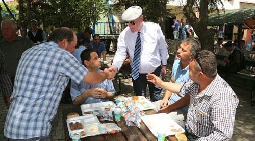 Başkan Kazım Kurt yağmur duasında