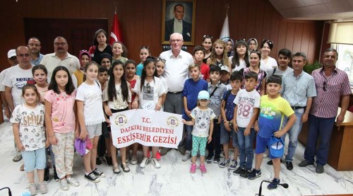 Başkan Kurt öğrencilere Eskişehir'i anlattı