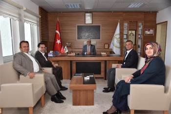 Başkan Şahin, İl Müftüsü Akkuş İle Bir Araya Geldi
