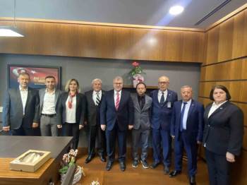 Başkan Şahin, Milletvekili Eldemir İle Bir Araya Geldi
