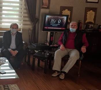 Başkan Şahin’Den Eski Gençlik Ve Spordan Sorumlu Devlet Bakanı Şeker’E Ziyaret
