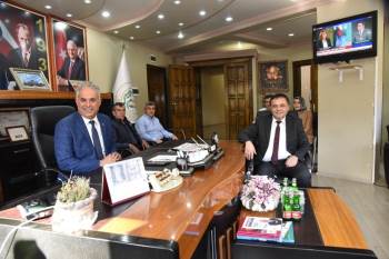 Başkan Şahin’Den İlçe Ve Belde Belediyeleri Ziyaretleri
