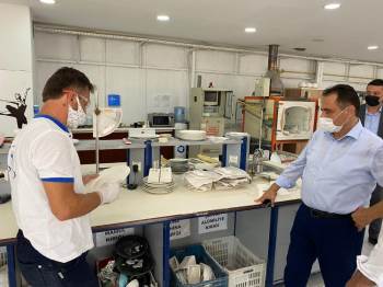 Başkan Şahin’İn Fabrika Ziyareti
