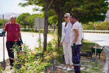 Başkan Subaşı, Peyzaj Çalışmalarını Yerinde İnceledi
