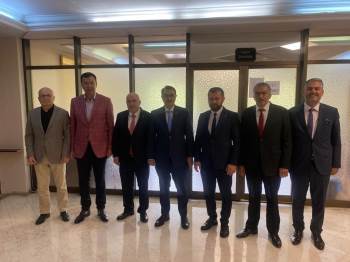 Başkan Suer, Dönmez’İn Devir Teslim Törenine Katıldı
