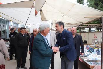 Başkan Suer, Pazar Esnafı İle Bir Araya Geldi
