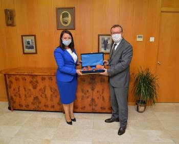 Başkan Tekin, Uludağ Üniversitesi Rektörü Kılavuz’U Ziyaret Etti
