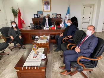 Başkan Tekin İl Milli Eğitim Müdürü Çelik’İ Ziyaret Etti
