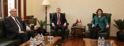 Başkan Ünlüce ve Kurt’tan Vali Erdinç Yılmaz’a ziyaret