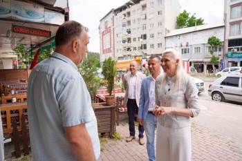 Başkan Vekili Subaşı Çarşı Esnafını Bilgilendirdi
