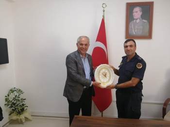 Başkan Yaman, Bilecik Merkez İlçe Jandarma Komutanı Karataş’La Bir Araya Geldi
