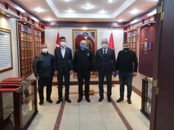 Başkan Yaman’Dan İl Jandarma Komutanı Sandal’A Ziyaret
