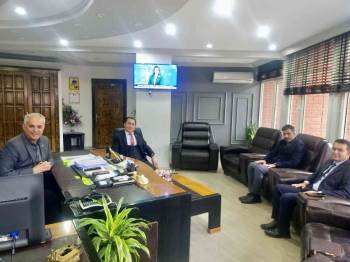 Başkan Yaman’I Makamında Ziyaret Ettiler
