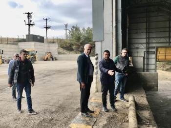 Başkan Yaman Katı Atık Ve Bertaraf Tesisinde İncelemelerde Bulundu
