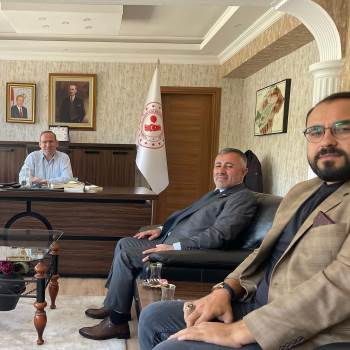 Başkan Yıldırım’Dan Yeni Atanan Kaymakam Mercan’A Ziyaret
