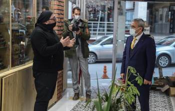 Başkandan Esnaf Ziyareti
