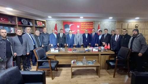 Başkanlar Eskişehir'de MHP'yi ziyaret etti