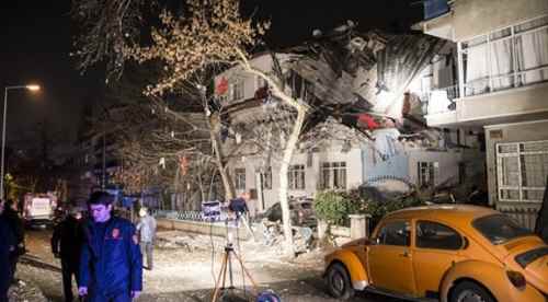 Başkent Ankara'da korkutan patlama