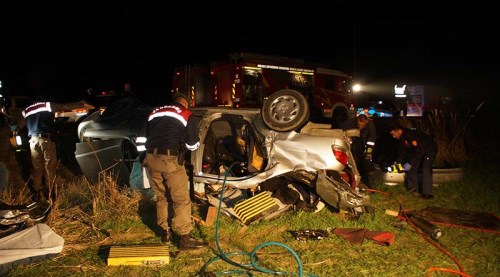 Başkentte feci kaza: 3 ölü 2 yaralı