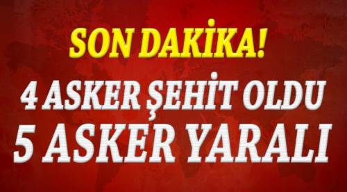 Batman'da hain saldırı: 4 şehit