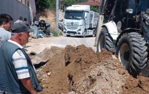 Bayırköy'de kanalizasyon hattı çalışmaları tamamlandı