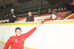 Maç öncesi moral topladı