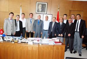 Gönen'e teşekkür ziyareti