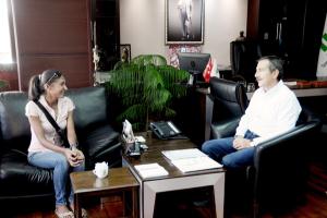 Gamze'den teşekkür ziyareti 