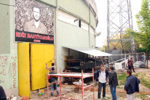 Deplasman tribününe son rötuşlar