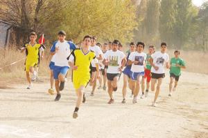 Atletleri kros heyecanı sardı