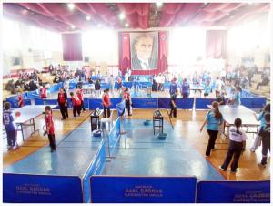 Masa Tenisi turnuvası gerçekleştirildi