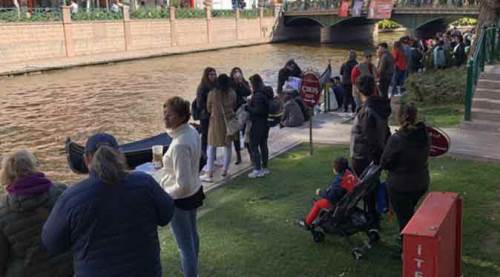 Bayram coşkusu Porsuk Çayı’na taştı: Uzun kuyruklar oluştu