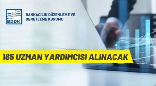 BDDK 165 meslek personeli alacak