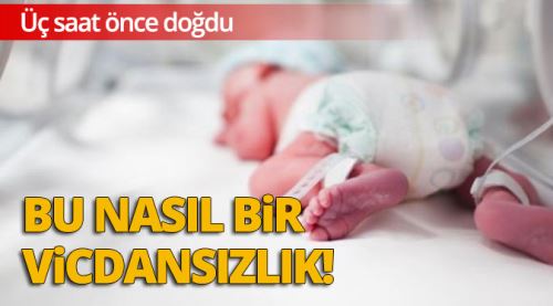 Bebeği çöp poşetiyle sokağa attılar!