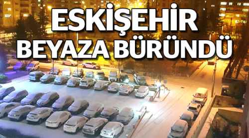 Beklenen kar nihayet geldi