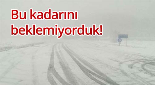 Beklenen kar ülkeye o ilden giriş yaptı