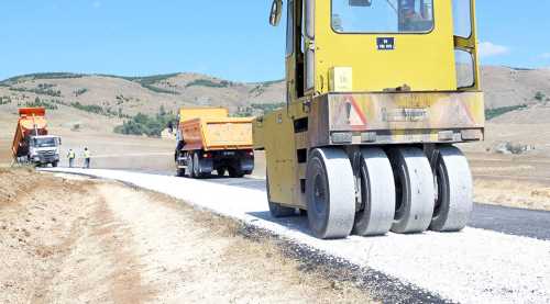 Bektaşpınar yolu yenileniyor