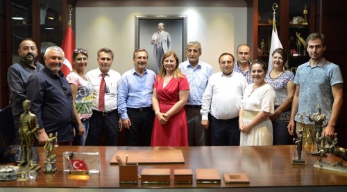 Belçika milletvekilinden Ataç'a ziyaret