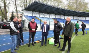 Belediye Başkanı Işık’Tan Kütahyaspor Antrenmanına Ziyaret
