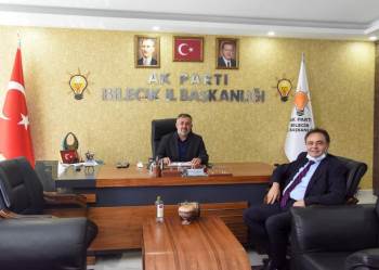 Belediye Başkanı Şahin’Den Ak Parti’Ye Ziyaret
